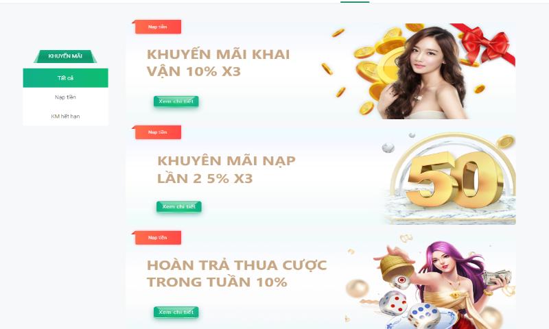 Ưu đãi phần thưởng cuốn hút